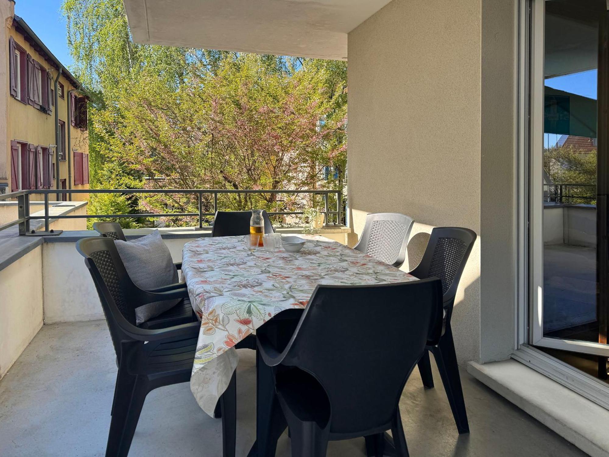 Апартаменти Joli 3P Avec Terrasse Et Garage Proche Centre Страсбург Екстер'єр фото